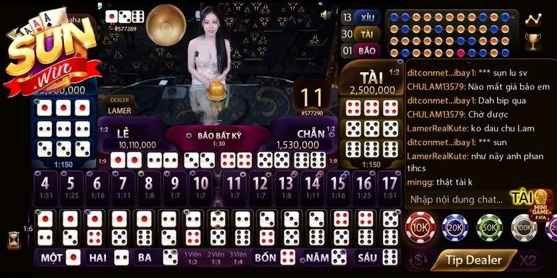 Tài xỉu là trò chơi quốc dân không thể thiếu trong chuyên mục sòng bạc