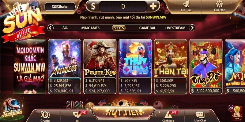 Slot game Sunwin là điểm đến lý tưởng cho những tín đồ đam mê nổ hũ