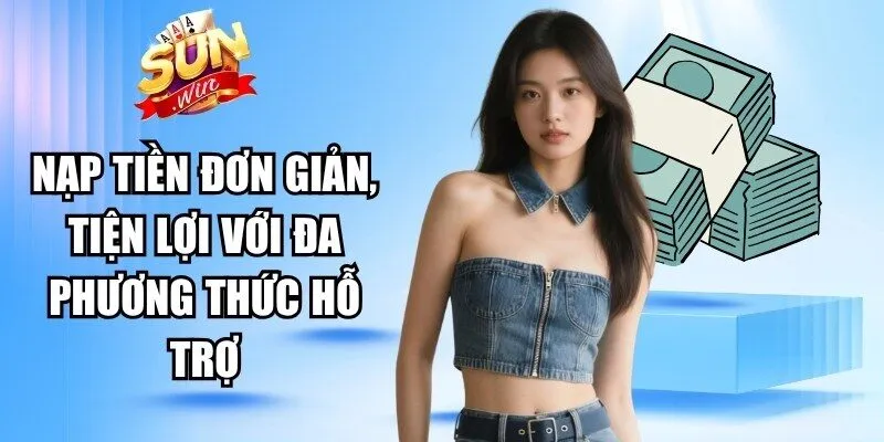 Nạp tiền đơn giản, tiện lợi với đa phương thức hỗ trợ